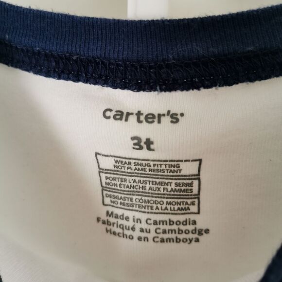 2/$20 Carter's 2 piece pajama set size 3t - Picture 3 of 5